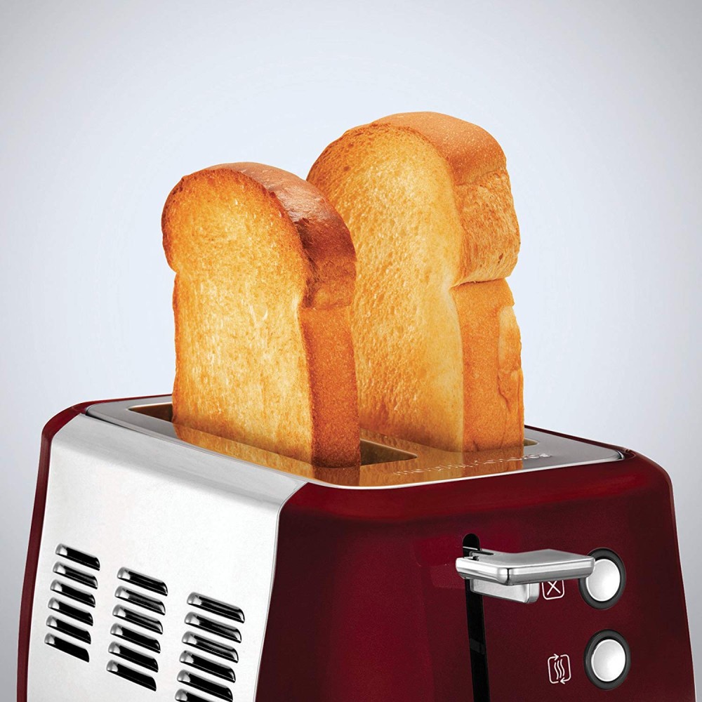 Morphy Richards Evoke 2 Slice Toaster Red 224408 BANHUAT.COM